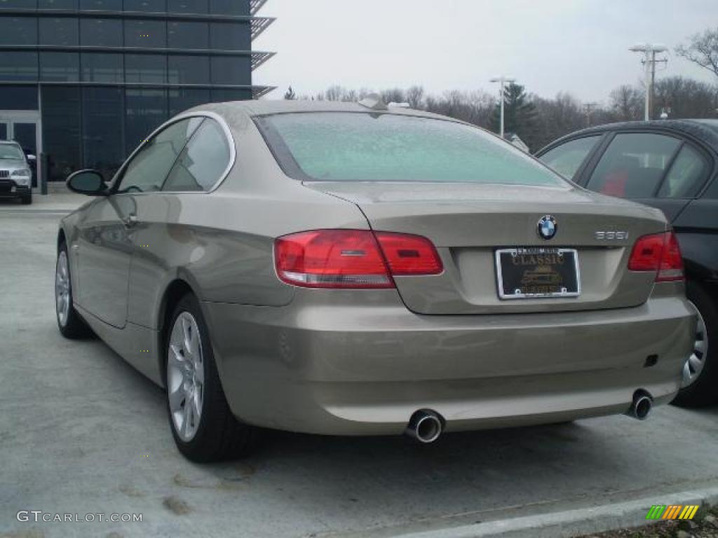 2009 3 Series 335xi Coupe - Platinum Bronze Metallic / Black photo #2