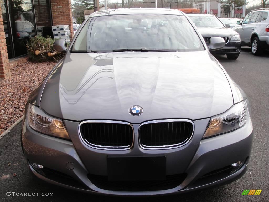 2009 3 Series 328i Sedan - Space Grey Metallic / Black photo #2