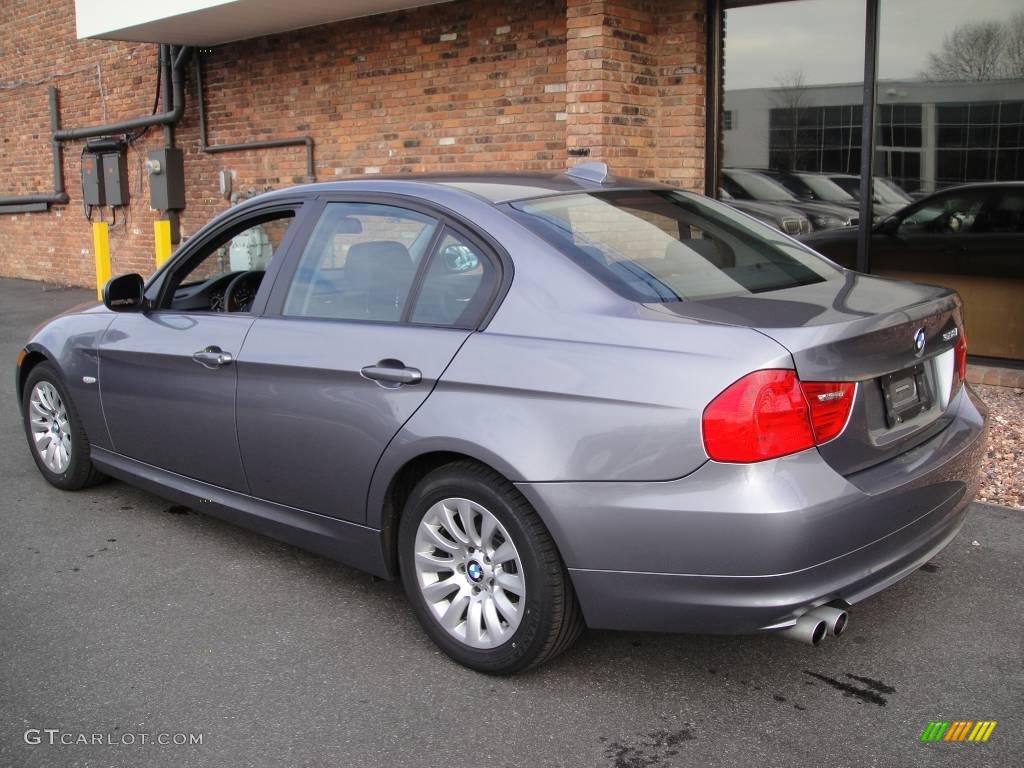 2009 3 Series 328i Sedan - Space Grey Metallic / Black photo #4