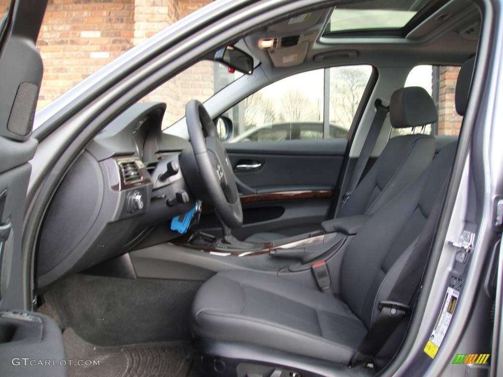 2009 3 Series 328i Sedan - Space Grey Metallic / Black photo #10