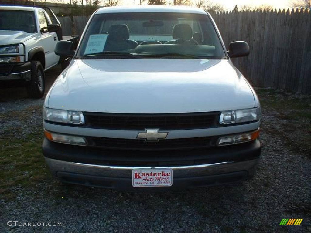 2000 Silverado 1500 Regular Cab - Summit White / Graphite photo #2