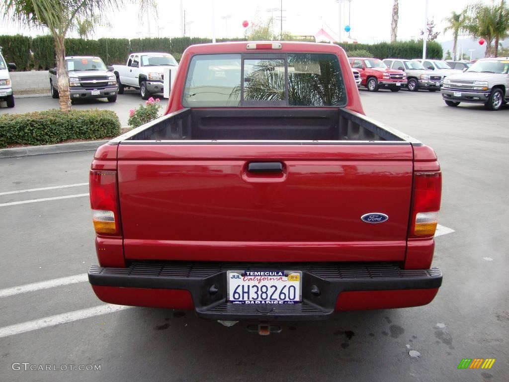 1997 Ranger Splash Extended Cab - Toreador Red Metallic / Medium Graphite photo #12