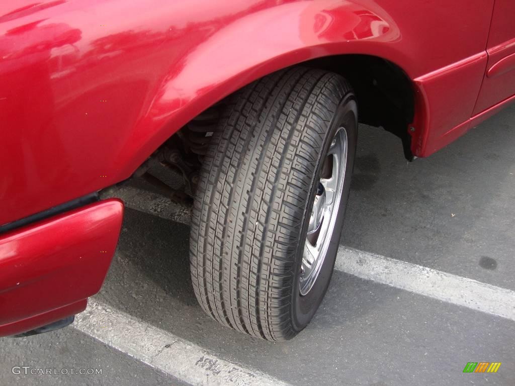 1997 Ranger Splash Extended Cab - Toreador Red Metallic / Medium Graphite photo #29