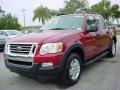 2007 Red Fire Ford Explorer Sport Trac XLT  photo #8