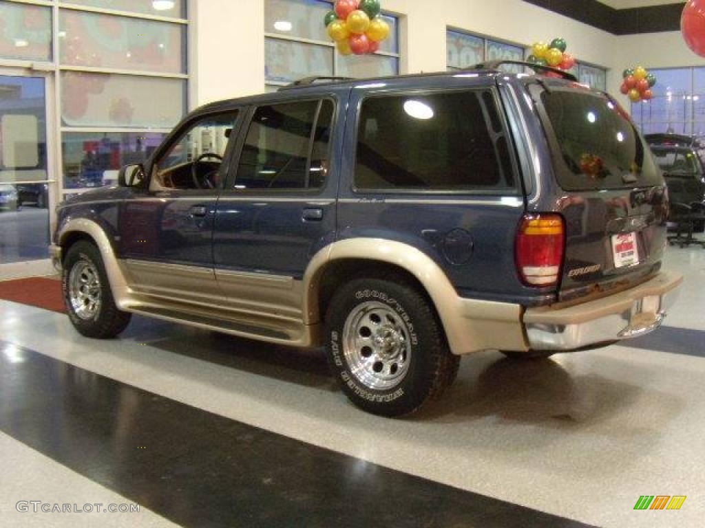 1998 Explorer XLT 4x4 - Medium Wedgewood Blue Metallic / Medium Prairie Tan photo #3