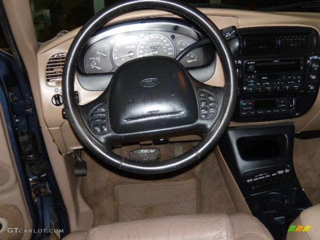 1998 Explorer XLT 4x4 - Medium Wedgewood Blue Metallic / Medium Prairie Tan photo #27