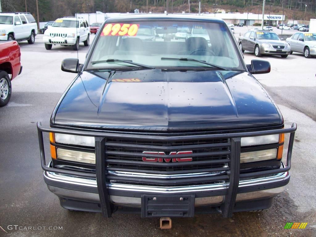 1998 Sierra 1500 SLE Extended Cab 4x4 - Black / Pewter photo #1