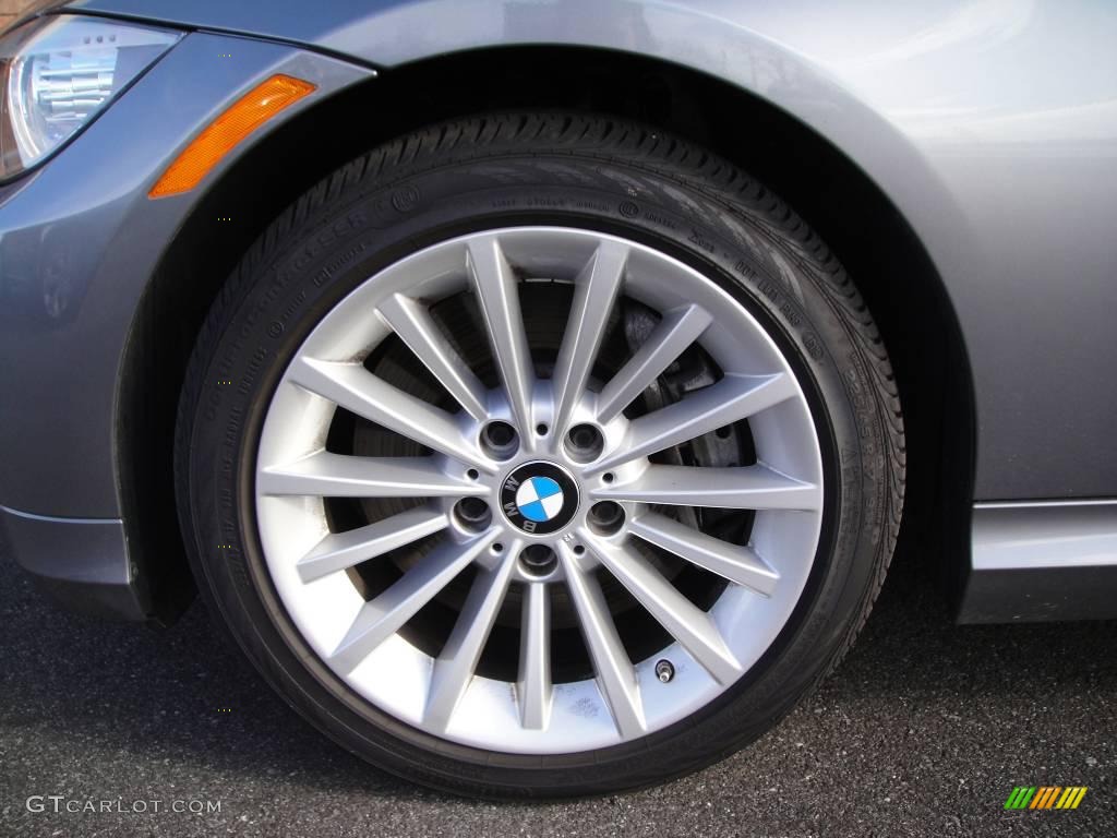 2009 3 Series 335xi Sedan - Space Grey Metallic / Black photo #7