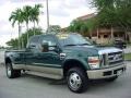 2008 Forest Green Metallic Ford F350 Super Duty King Ranch Crew Cab 4x4 Dually  photo #1
