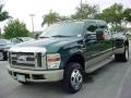 Forest Green Metallic 2008 Ford F350 Super Duty King Ranch Crew Cab 4x4 Dually Exterior