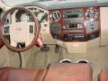 Chaparral Brown 2008 Ford F350 Super Duty King Ranch Crew Cab 4x4 Dually Dashboard