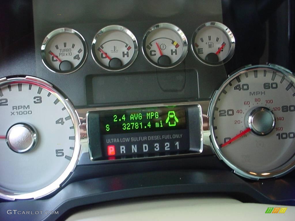 2008 Ford F350 Super Duty King Ranch Crew Cab 4x4 Dually Gauges Photo #22856980