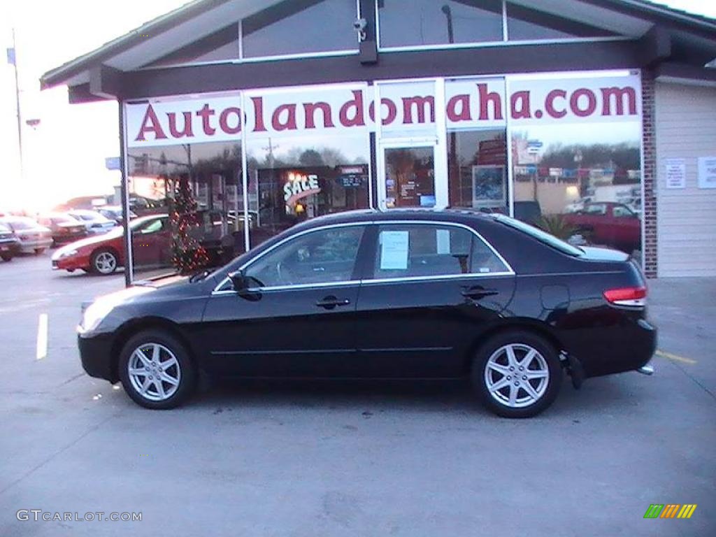 2004 Accord EX V6 Sedan - Nighthawk Black Pearl / Ivory photo #1