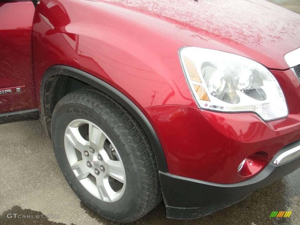 2007 Acadia SLE AWD - Red Jewel Tintcoat / Titanium photo #6