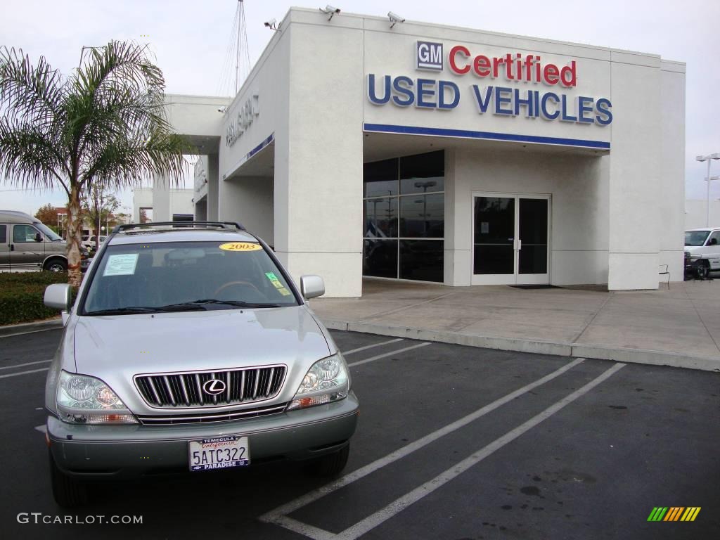 2003 RX 300 - Millenium Silver Metallic / Black photo #2