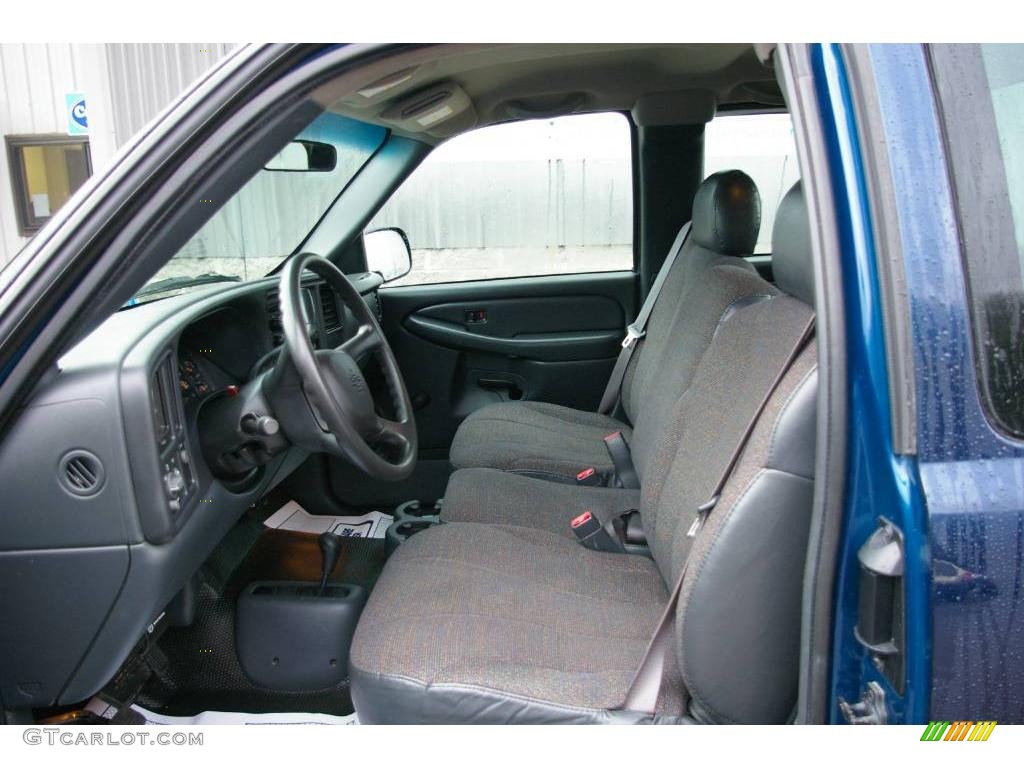 2002 Silverado 1500 Extended Cab 4x4 - Indigo Blue Metallic / Graphite Gray photo #3