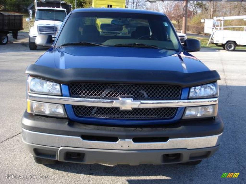 2003 Silverado 1500 LS Extended Cab 4x4 - Arrival Blue Metallic / Dark Charcoal photo #8