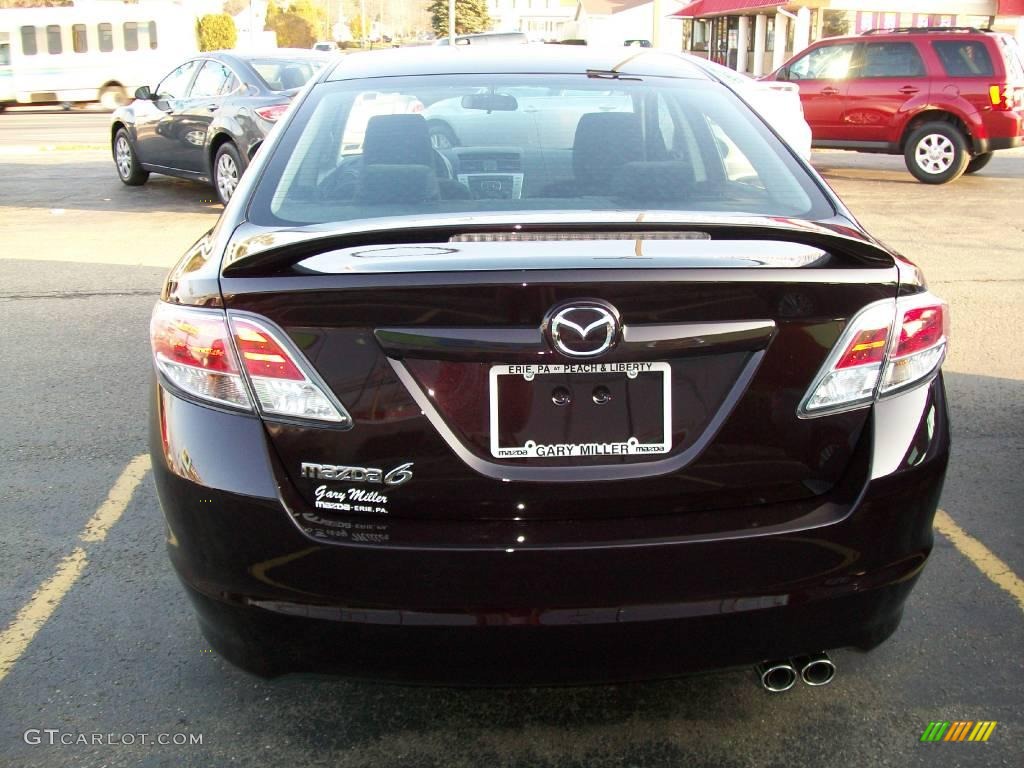 2010 MAZDA6 i Sport Sedan - Black Cherry Metallic / Black photo #4