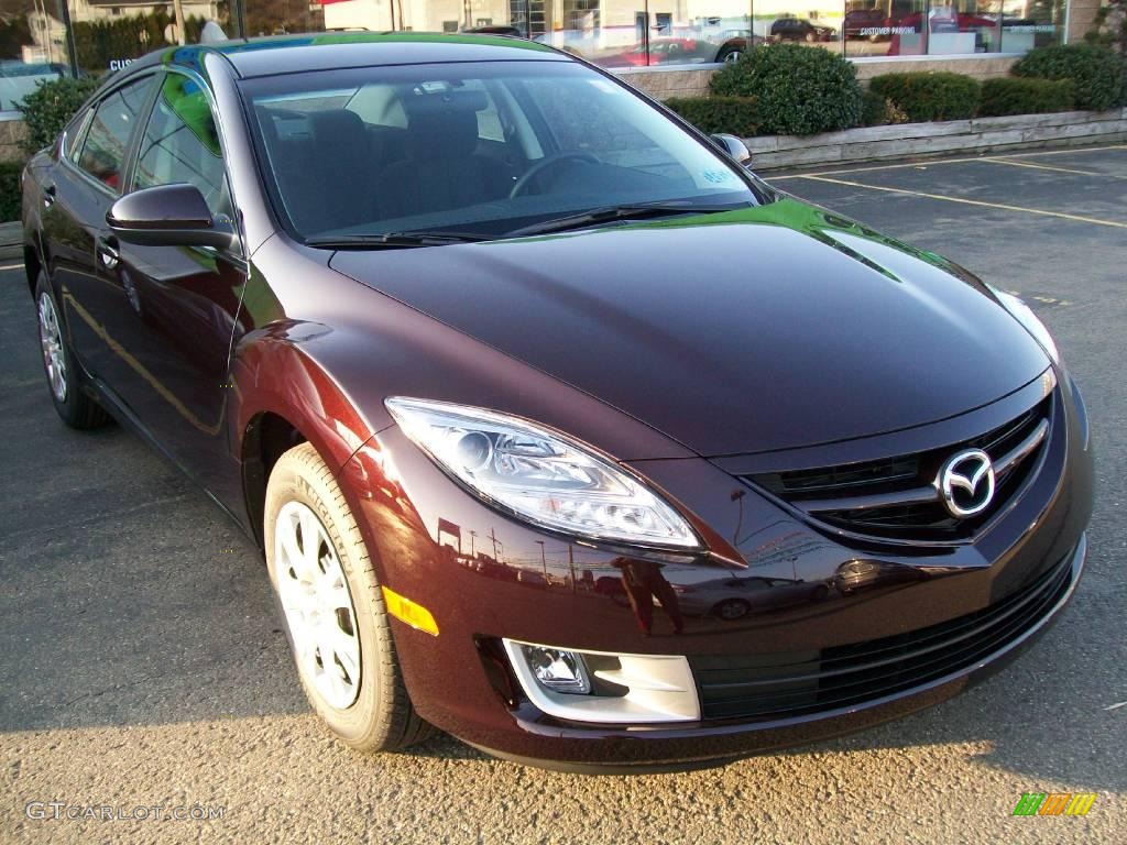 2010 MAZDA6 i Sport Sedan - Black Cherry Metallic / Black photo #8