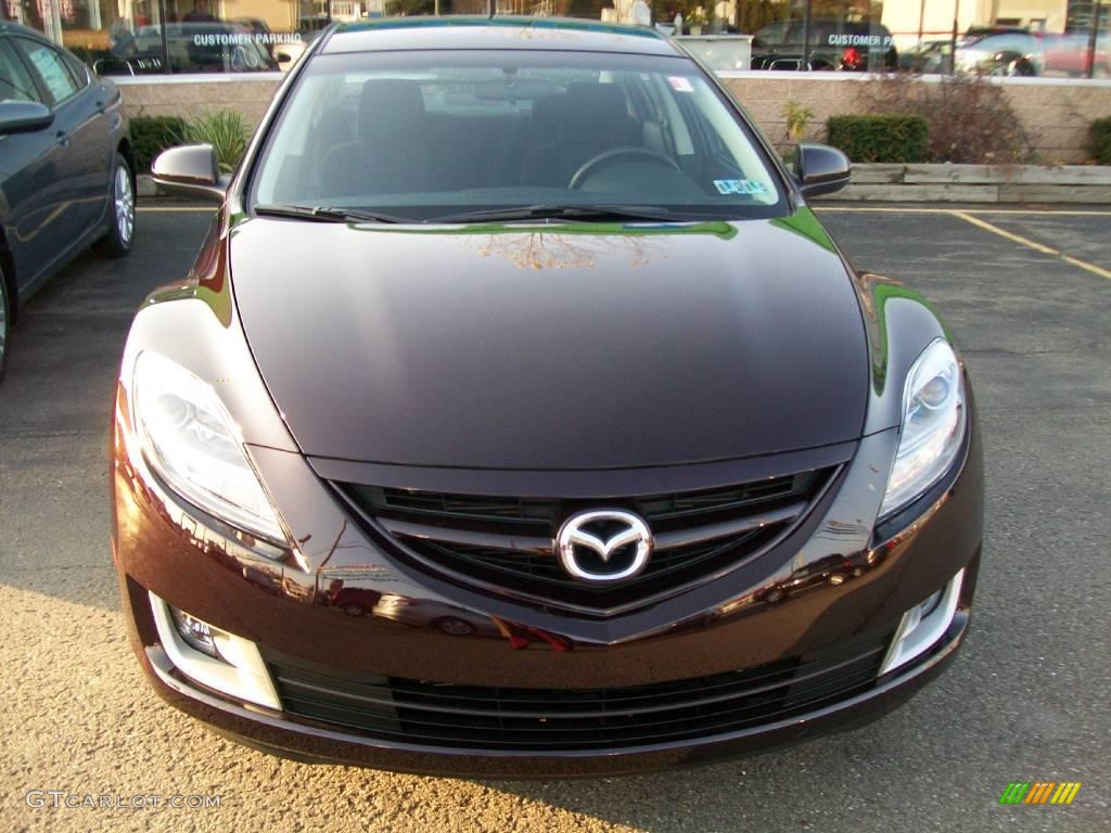 2010 MAZDA6 i Sport Sedan - Black Cherry Metallic / Black photo #9