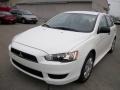 2010 Wicked White Metallic Mitsubishi Lancer DE  photo #1