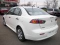 2010 Wicked White Metallic Mitsubishi Lancer DE  photo #3