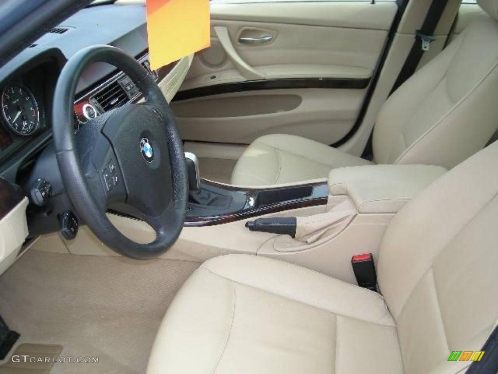 2006 3 Series 325i Sedan - Quartz Blue Metallic / Beige photo #5