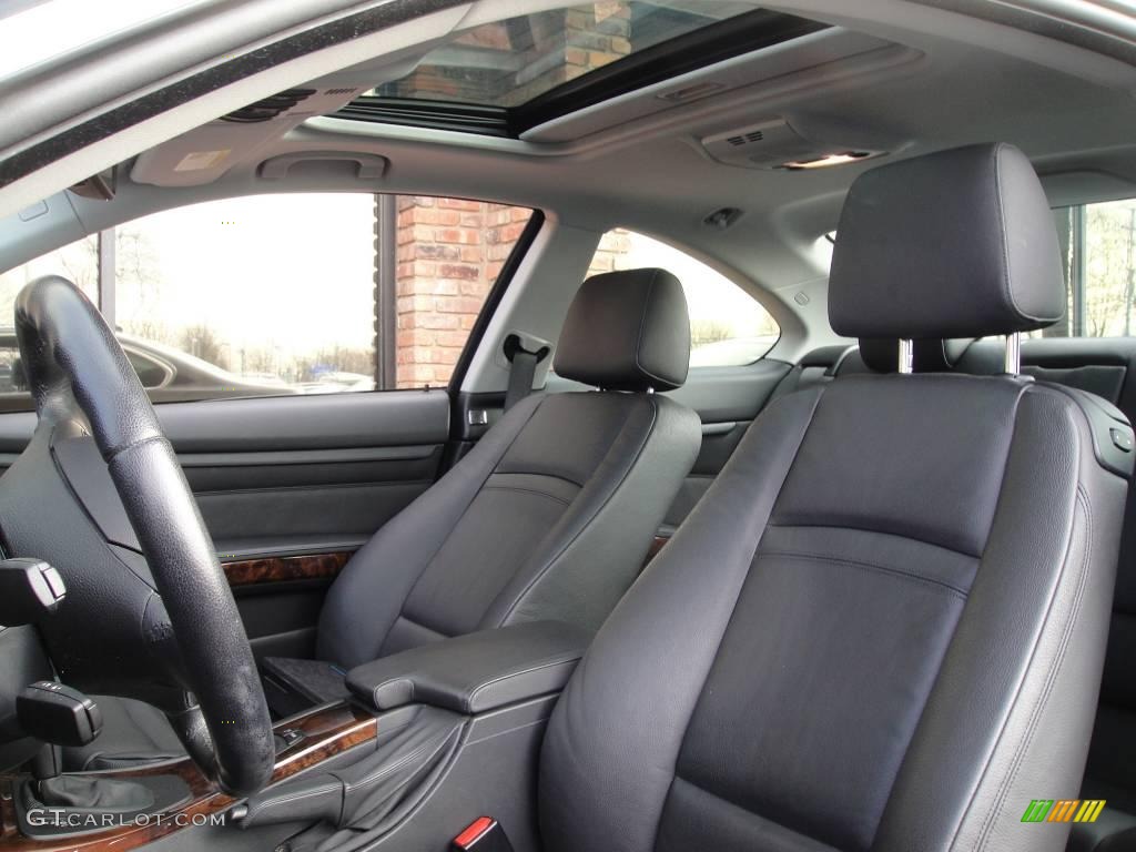 2007 3 Series 328xi Coupe - Black Sapphire Metallic / Black photo #8