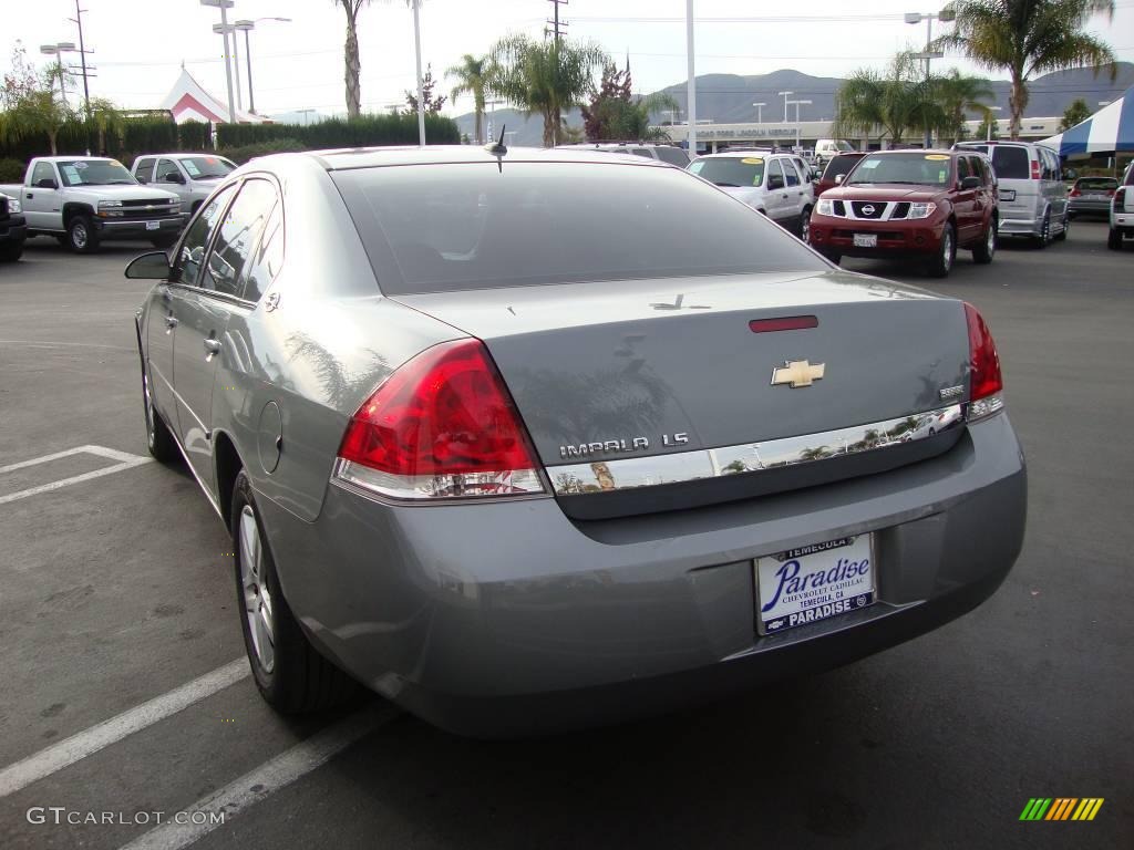 2007 Impala LS - Dark Silver Metallic / Gray photo #11