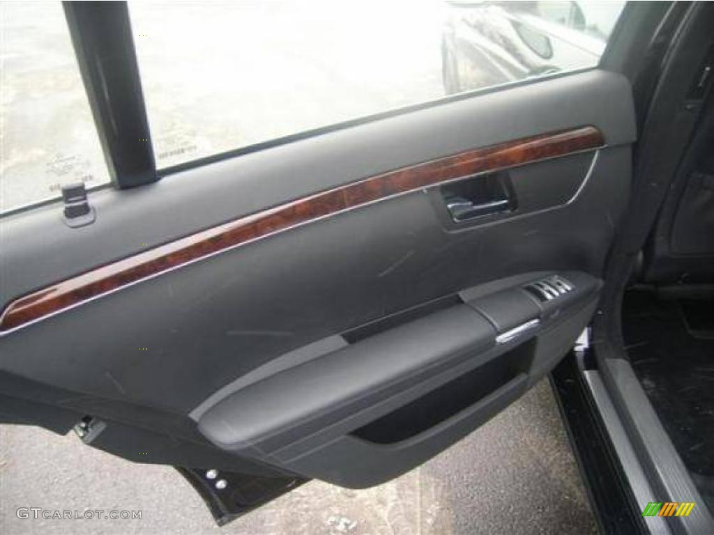 2008 S 550 4Matic Sedan - Black / Black photo #2