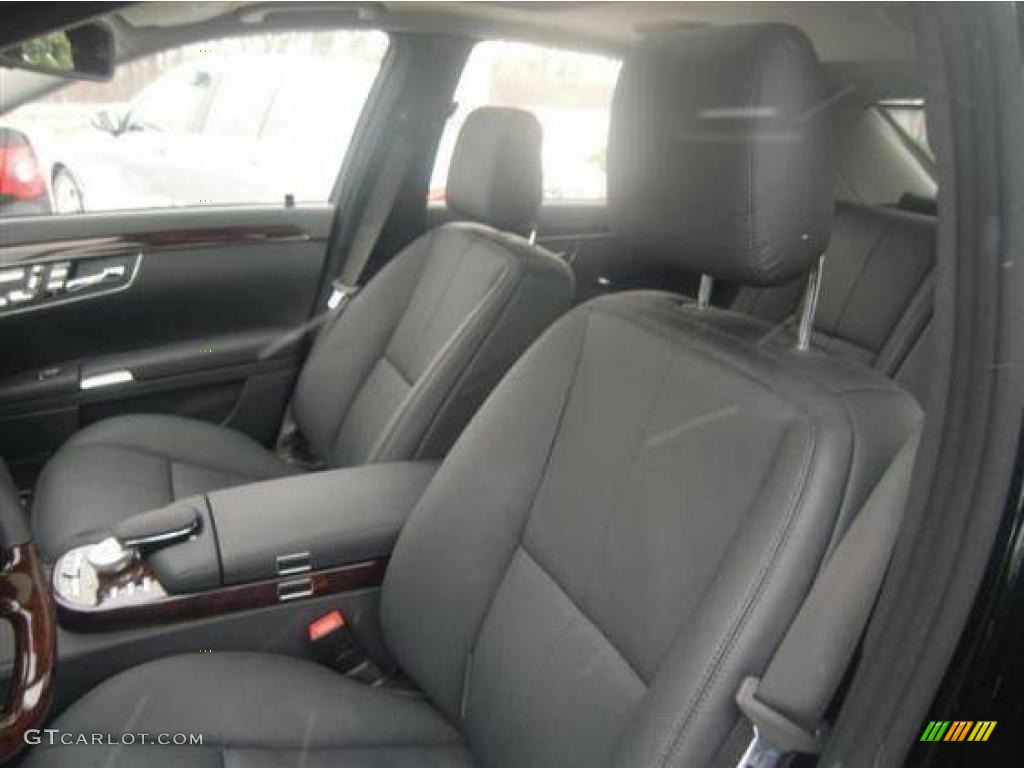 2008 S 550 4Matic Sedan - Black / Black photo #4