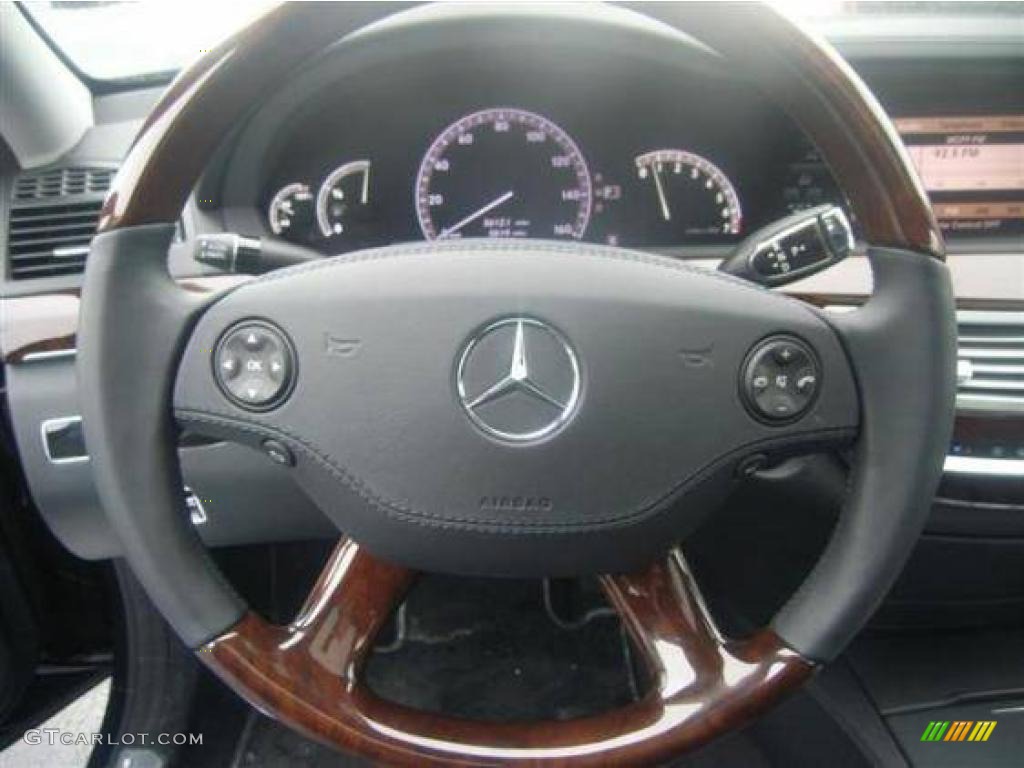 2008 S 550 4Matic Sedan - Black / Black photo #12