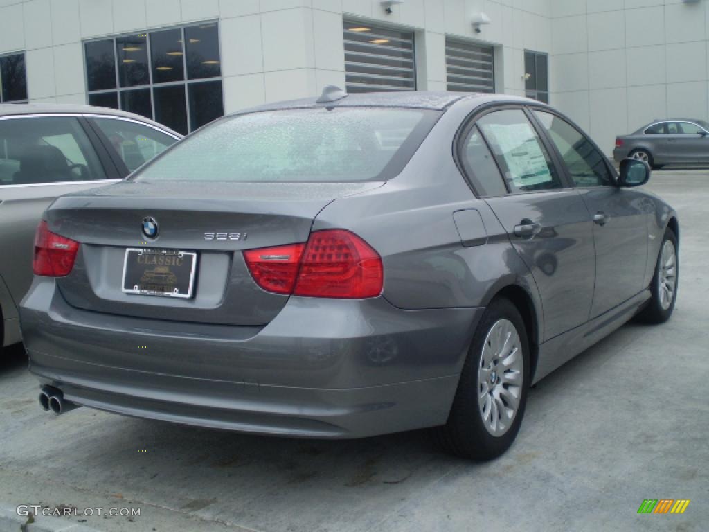 2009 3 Series 328i Sedan - Space Grey Metallic / Black photo #2