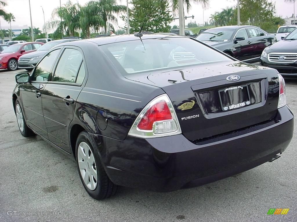 2007 Fusion S - Dark Amethyst Metallic / Camel photo #5