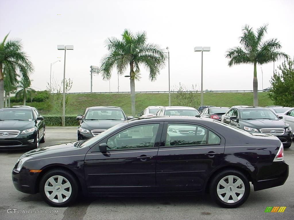 2007 Fusion S - Dark Amethyst Metallic / Camel photo #6