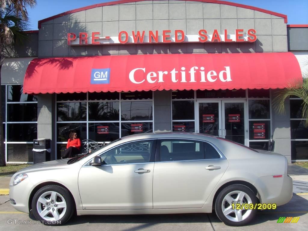 2009 Malibu LS Sedan - Gold Mist Metallic / Cocoa/Cashmere photo #1