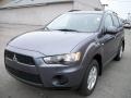 2010 Graphite Gray Pearl Mitsubishi Outlander ES  photo #1