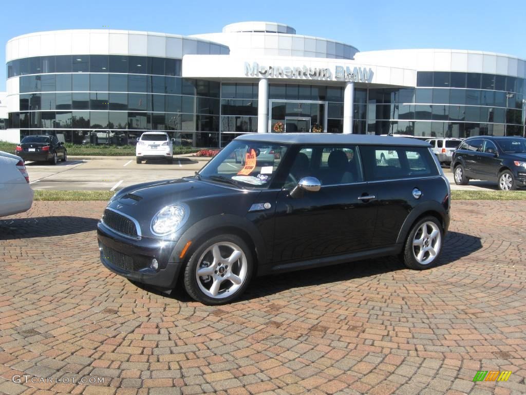 2009 Cooper S Clubman - Astro Black Metallic / Ray Cream White Leather/Black Cloth photo #1