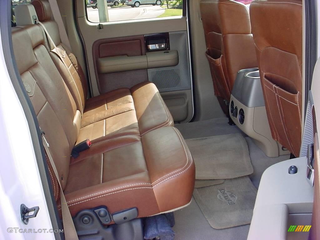 2007 F150 King Ranch SuperCrew - Oxford White / Castano Brown Leather photo #12