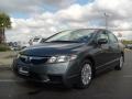 2009 Polished Metal Metallic Honda Civic DX-VP Sedan  photo #7