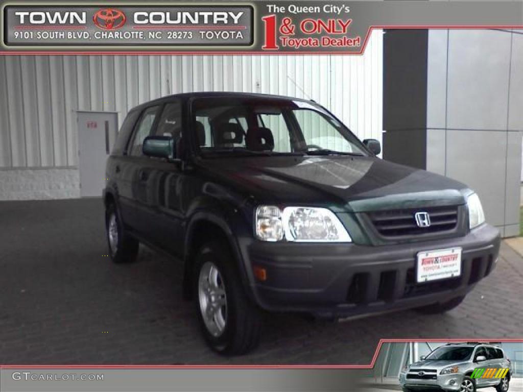 1999 CR-V EX 4WD - Clover Green Pearl / Charcoal photo #1