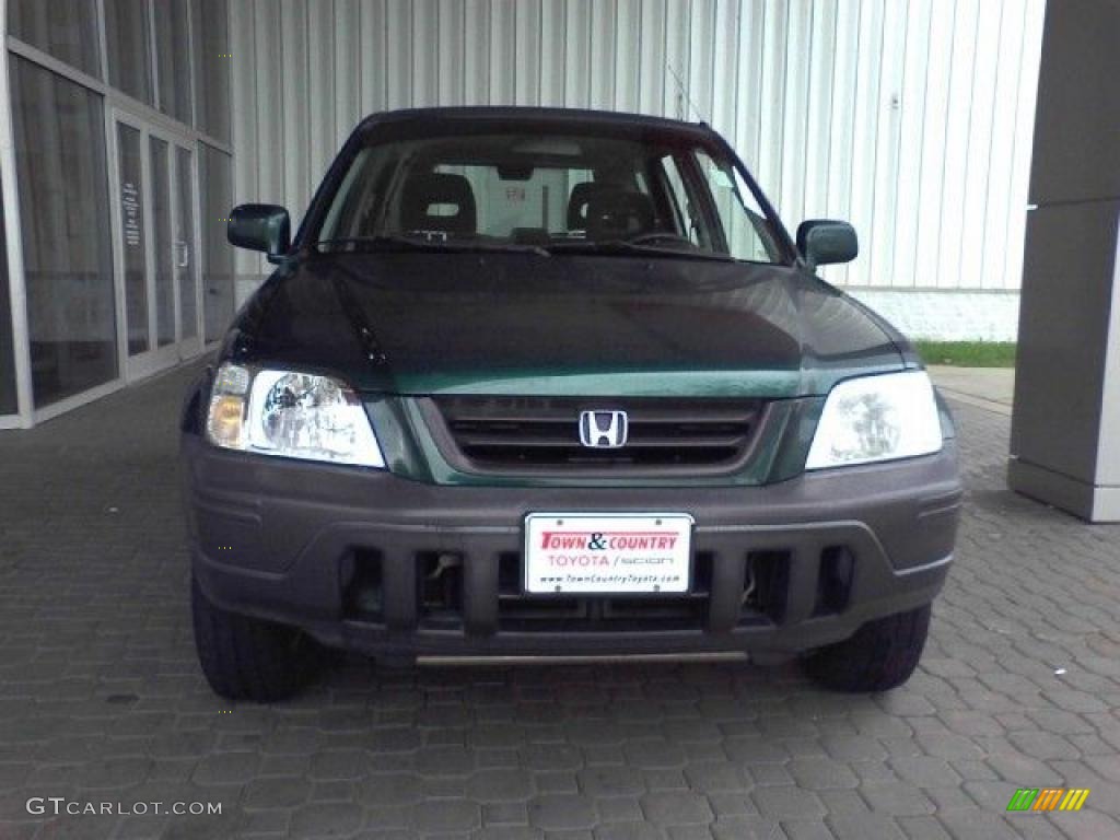 1999 CR-V EX 4WD - Clover Green Pearl / Charcoal photo #2
