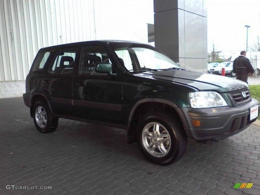 1999 CR-V EX 4WD - Clover Green Pearl / Charcoal photo #17