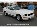 2006 Performance White Ford Mustang V6 Deluxe Coupe  photo #1