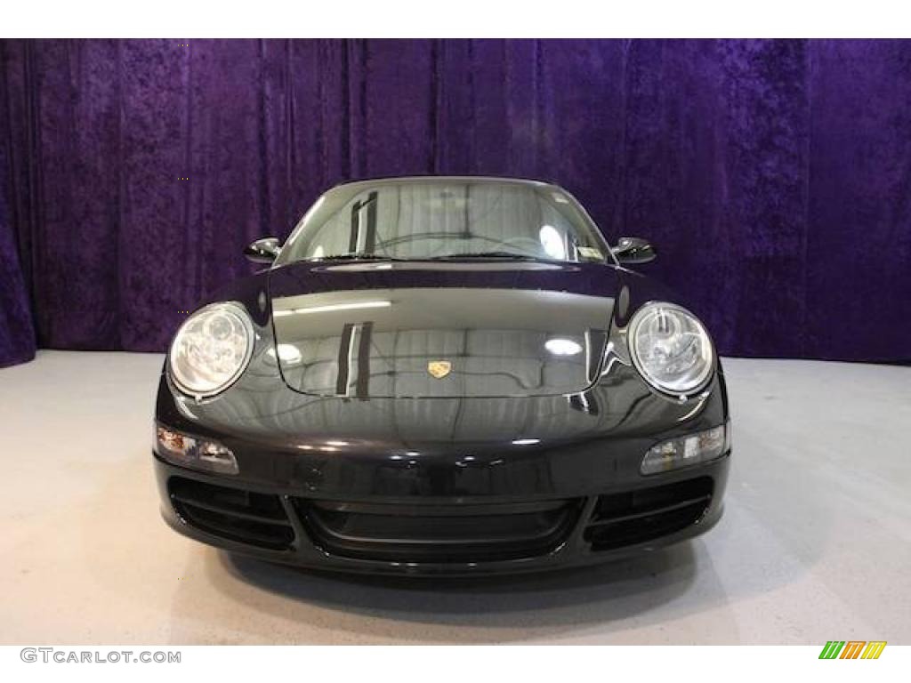 2008 911 Carrera S Coupe - Basalt Black Metallic / Black photo #4