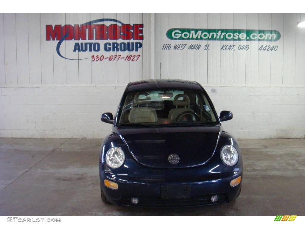 2001 New Beetle GLS Coupe - Batik Blue Metallic / Cream photo #19