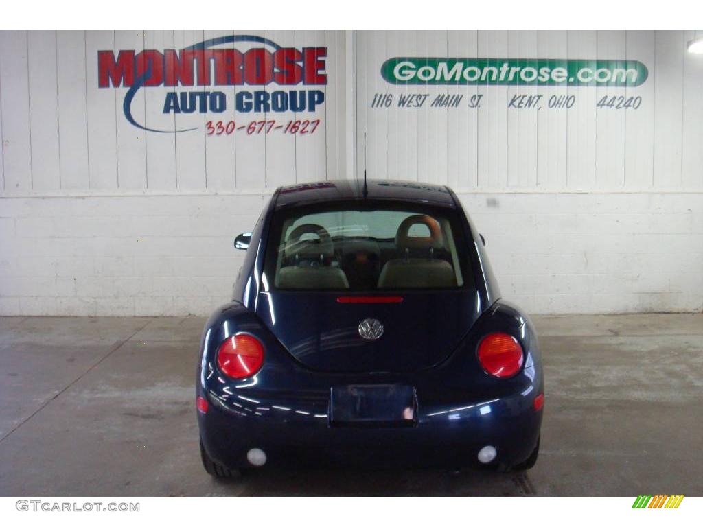 2001 New Beetle GLS Coupe - Batik Blue Metallic / Cream photo #20