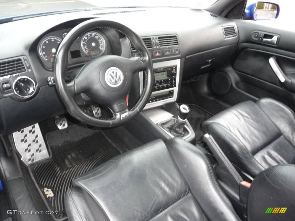 2004 R32  - Deep Blue Metallic / Black Leather photo #5