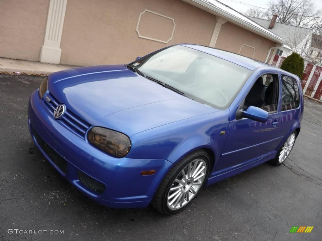 2004 R32  - Deep Blue Metallic / Black Leather photo #19