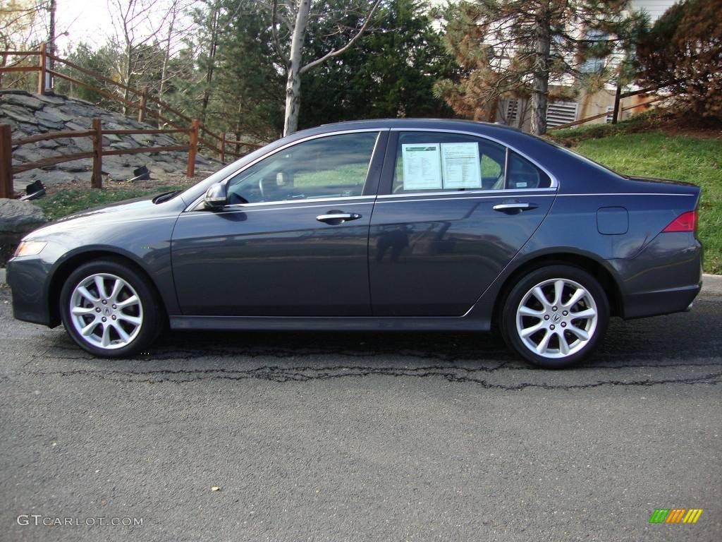 2008 TSX Sedan - Carbon Gray Pearl / Ebony photo #2